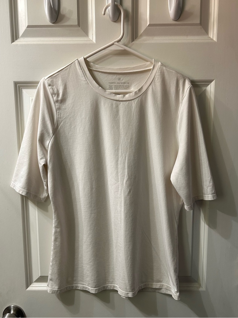 Downeast  signature essential half sleeve tee white xl